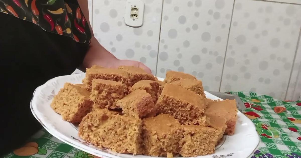 Bolo Integral de Cenoura Muito Delicioso