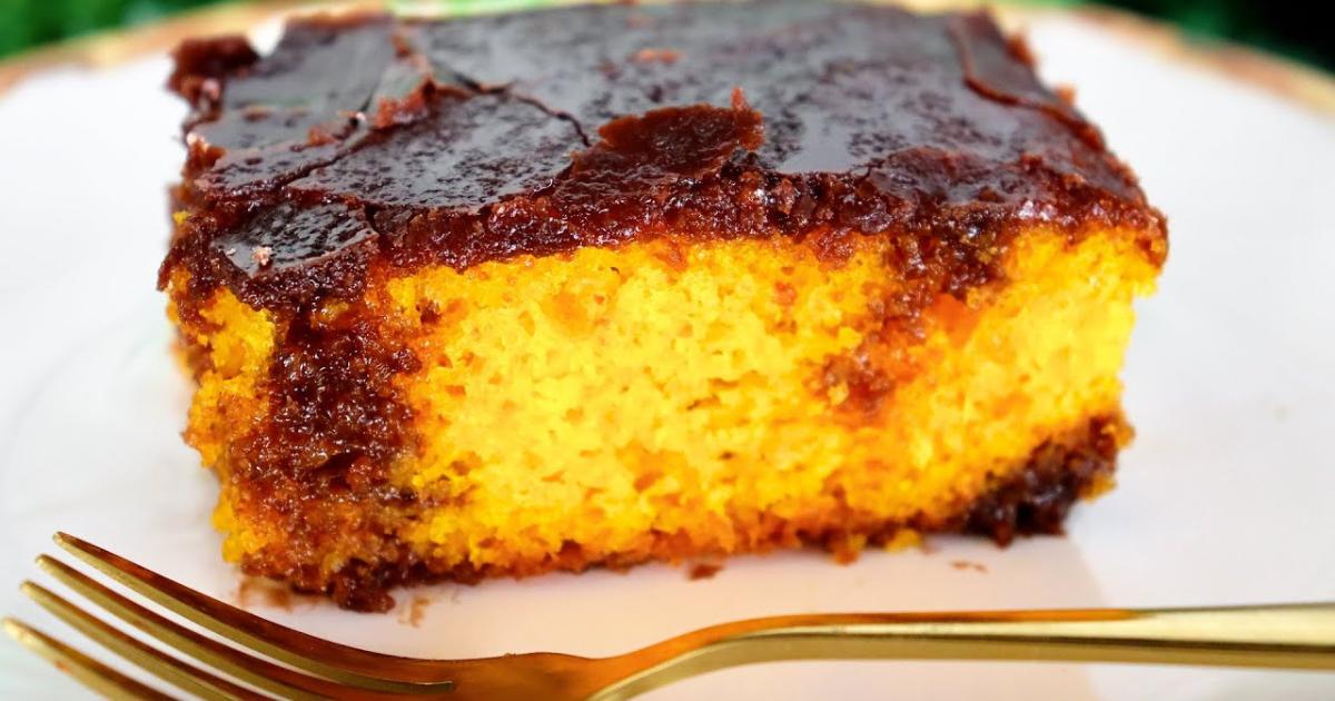 Bolo de Cenoura Com Casquinha Crocante e Deliciosa O Bolo de Cenoura com Casquinha Crocante...