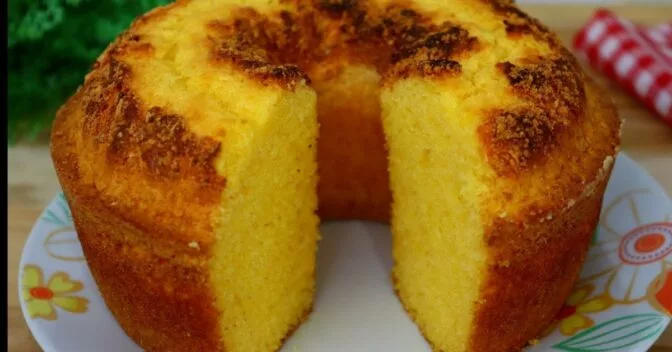 Bolos: Bolo de Fubá Fofinho e Delicioso