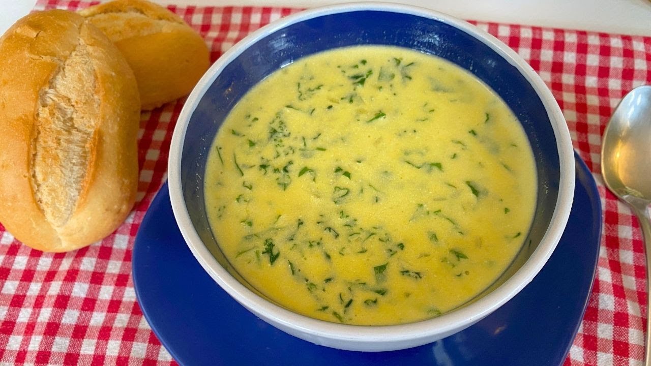 Caldo de Milho Verde Cremoso com Couve Receita Fácil e Rápida para Dias Frios