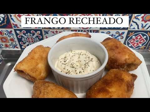 O frango recheado crocante com queijo e presunto é uma receita simples, mas que transforma...