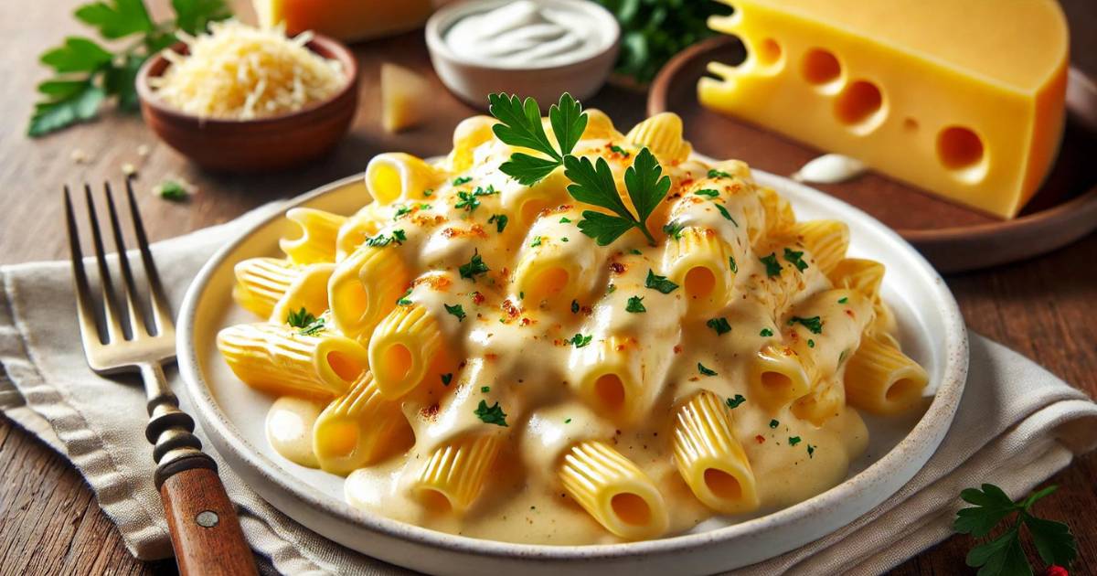 Se você está buscando uma receita rápida e deliciosa, o macarrão cremoso de três queijos...