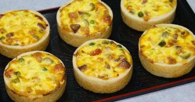 Lanche: Quiche a Portuguesa Com a Massa Super Crocante