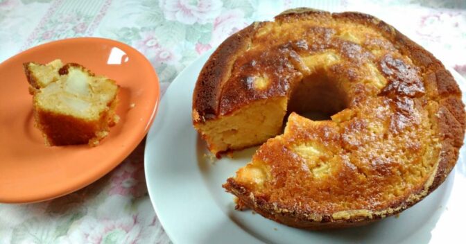 Bolos: Opção para Lanche da Tarde: Bolo de Maçã e Limão, Muito Gostoso e Fácil de Fazer!