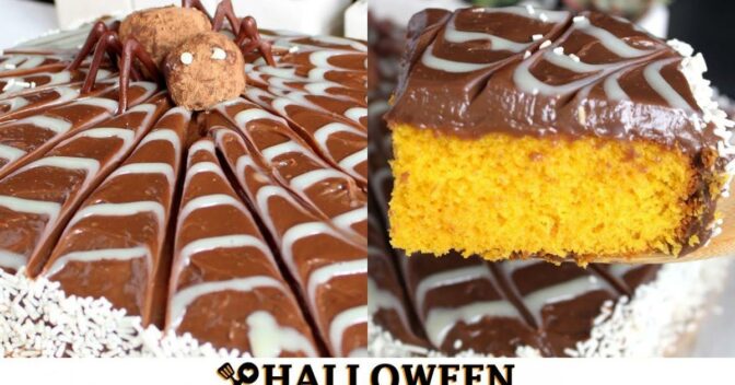 Sobremesas: Bolo de Cenoura Fofinho Para o Halloween