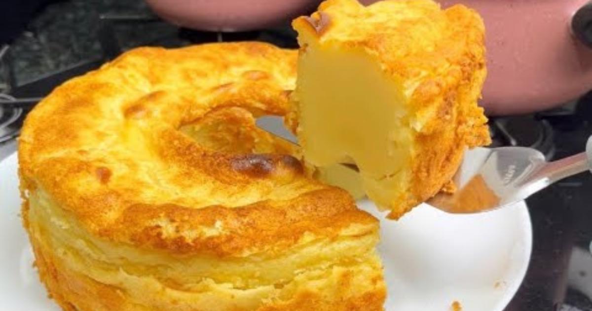 Bolo de Leite Super Delicioso e Fácil