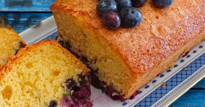 Bolos: Bolo de Mirtilos Fofinho com Toque Especial