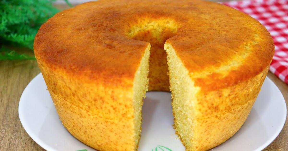 Bolo de Trigo Muito Fácil e Fofinho