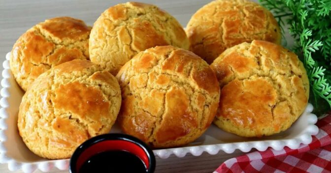 Lanche: Broa de Fubá Fácil e Deliciosa