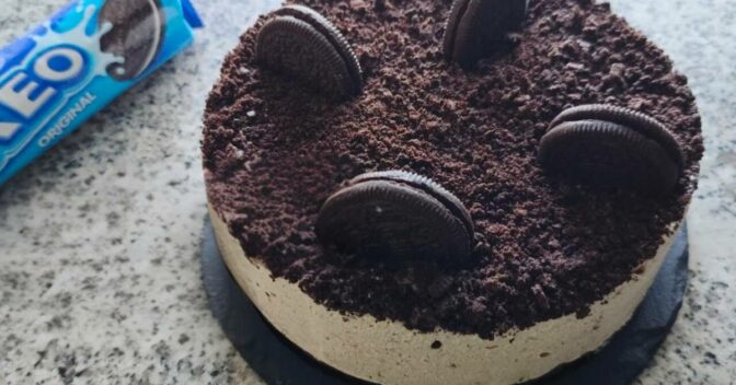 Sobremesas: Cheesecake de Oreo Cremoso com Mascarpone e Nata