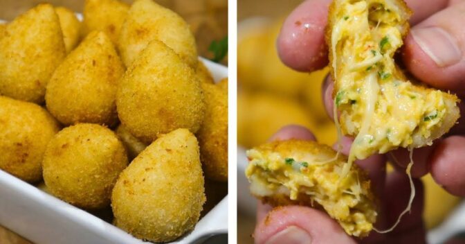 Lanche: Coxinha de Frango Cremosa