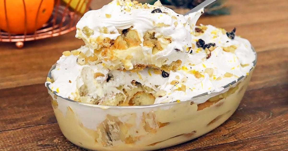 Pavê de Abacaxi com Merengue Cremoso Receita Perfeita para o Natal