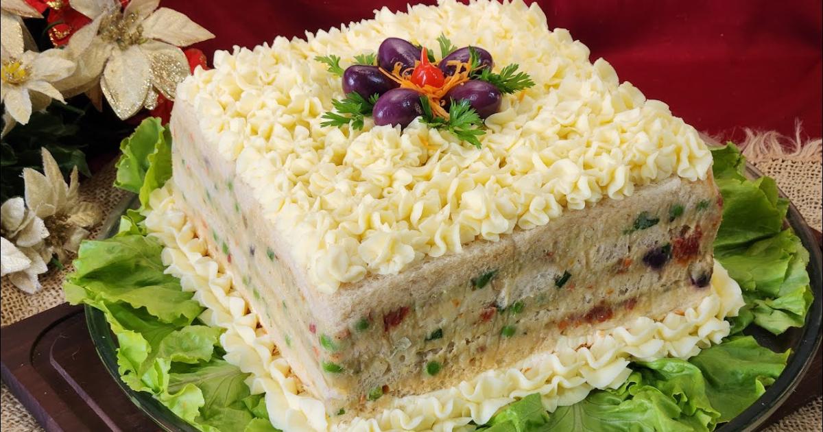 A torta fria de bacalhau é uma opção deliciosa para graças especiais ou momentos de...