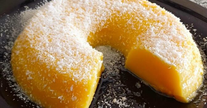 Sobremesas: Pudim de Laranja Sem Forno e Sem Ovos