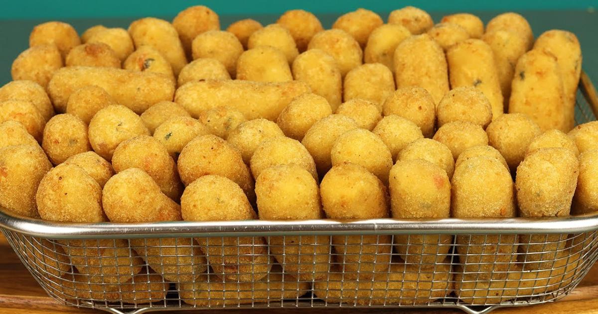 Salgado Super Fácil O Salgado Super Fácil que vamos ensinar hoje é um croquete de...