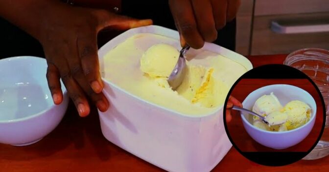 Sobremesas: Sorvete de Maracujá com Gelatina