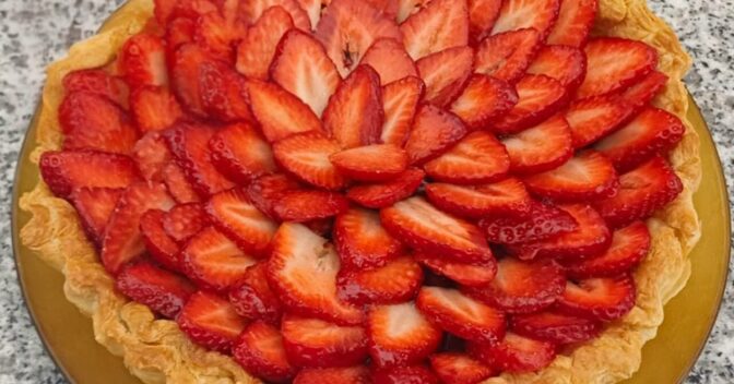 Sobremesas: Tarte de Morangos Receita Fácil e Deliciosa Passo a Passo