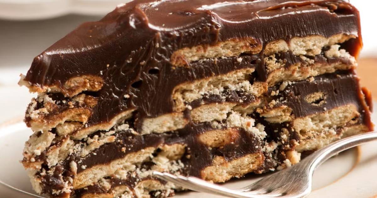 Torta de Palha Italiana com Brigadeiro Cremoso e Crocante para Vender e Se Deliciar