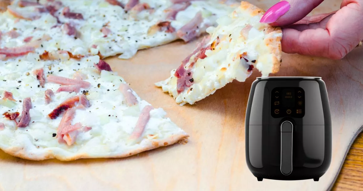 A pizza Rap 10 na Air Fryer é uma opção de lanche que agrada a...