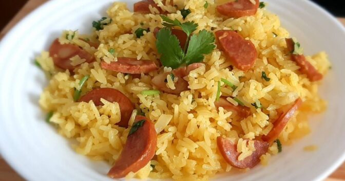 Especiais: Arroz com Calabresa Rápido e Fácil