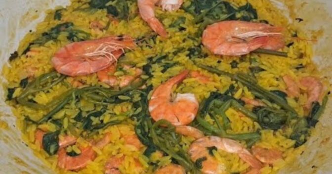 Receitas Paraenses: Arroz Paraense Tradicional com Tucupi Jambu e Camarão