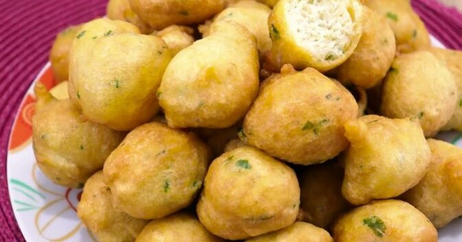 Lanche: Bolinho de Chuva Salgado e Saboroso