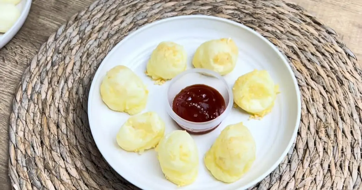 Bolinho de batata com queijo: crocante, cremoso e muito fácil de fazer. Receita rápida e...