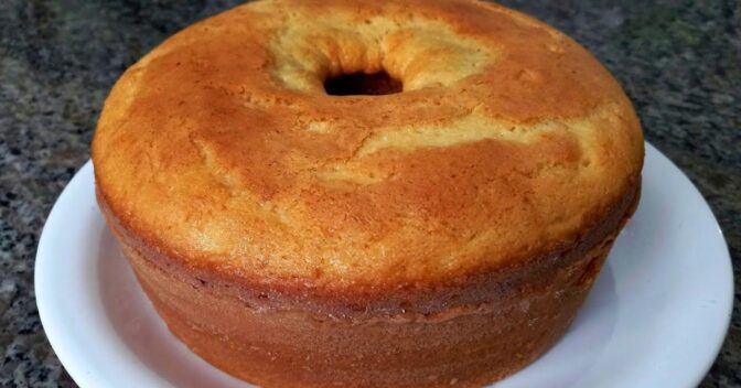 Bolos: Bolo de Trigo Simples e Fofinho