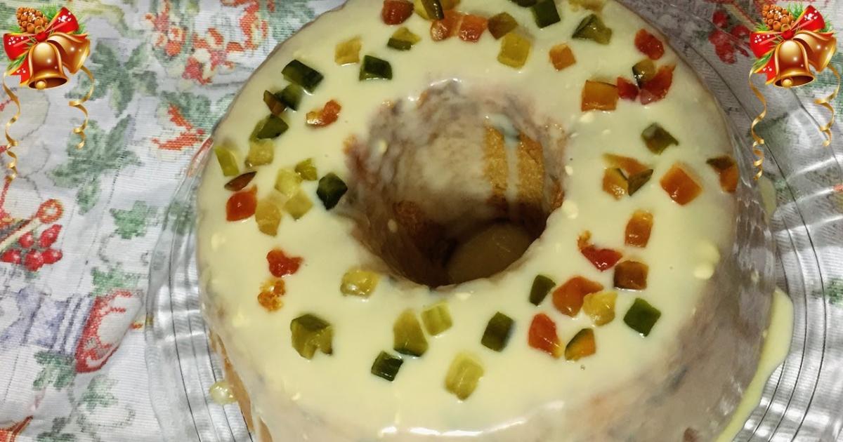 Este bolo de frutas cristalizadas é uma opção clássica e deliciosa para o Natal ou...