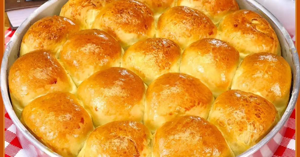 Pão de leite fofinho e delicioso, fácil de fazer, macio, ideal para café da manhã...