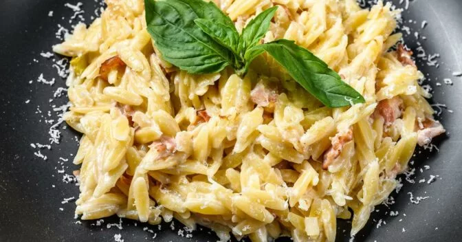 Especiais: Risoni Barilla Cremoso com Molho de Queijo