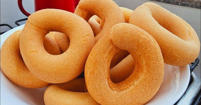 Lanche: Rosquinhas de Polvilho Doce com Apenas 3 Ingredientes