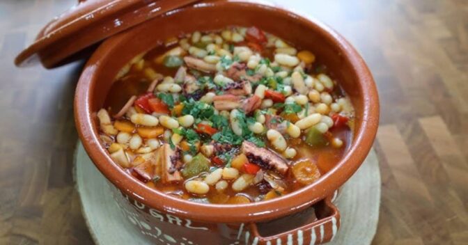 Saladas: Salada Refrescante de Tentáculos de Pota com Pimento Receita Saudável