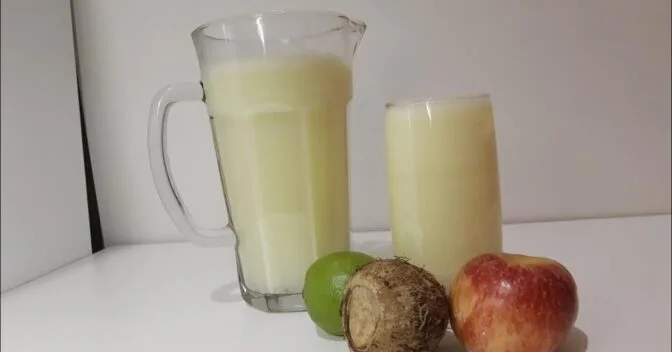 Sucos: Suco de Inhame para Imunidade Receita com Maçã e Limão