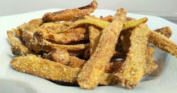 Petiscos: Talo de Taioba Frito: Jeito Delicioso de Aproveitar os Talos de Taioba!