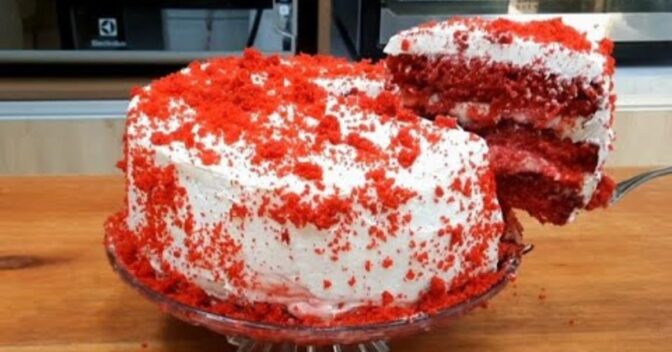 Bolos: Bolo Red Velvet Especial de Natal