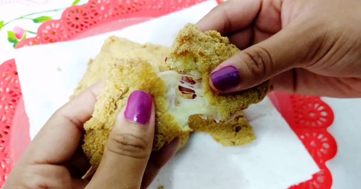 Aprenda a fazer um delicioso Lanche Recheado com Pão de Forma Fácil e Rápido, crocante...