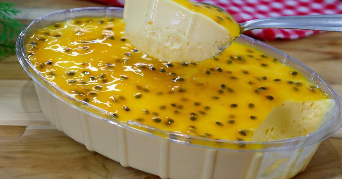 Mousse de maracujá sem gelatina: fácil, cremoso, com calda opcional e perfeito para qualquer ocasião!...