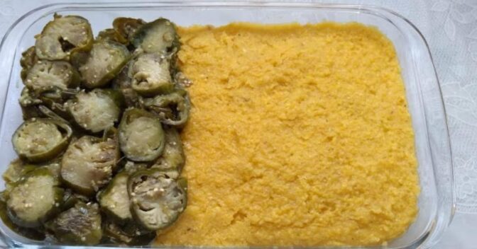 Especiais: Essa polenta de flocão com jiló vai te surpreender: Veja o passo a passo!