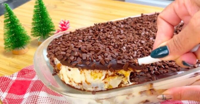 Sobremesas: Sobremesa de Chocotone Cremosa e Irresistível para o Natal