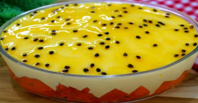 Sobremesas: Sobremesa de Maracujá Fácil e Refrescante