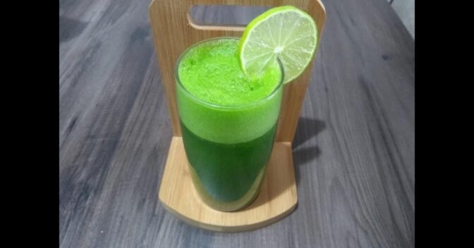 Saudável: Suco Verde Detox para Desinchar: Receita Prática e Refrescante