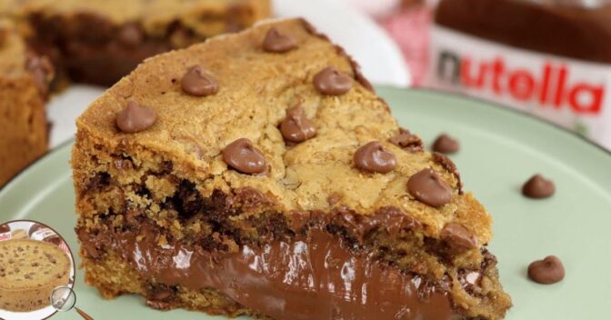 Sobremesas: Torta Cookie de Nutella