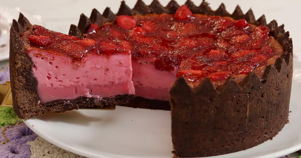 Aprenda a fazer a melhor torta de morango com recheio cremoso e geleia caseira!...