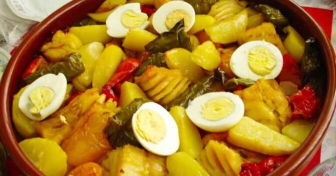 Peixes: Bacalhau com Batatas na Panela