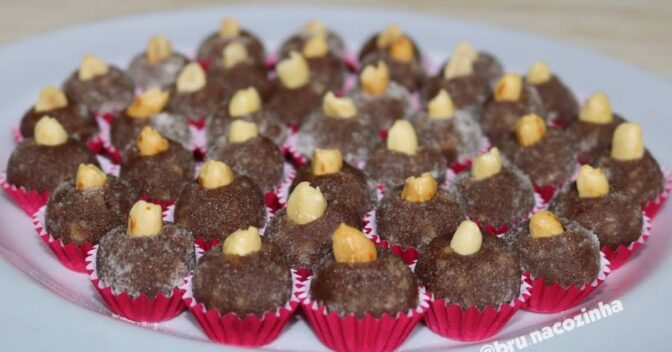 Doces: Cajuzinho Gourmet de Brigadeiro