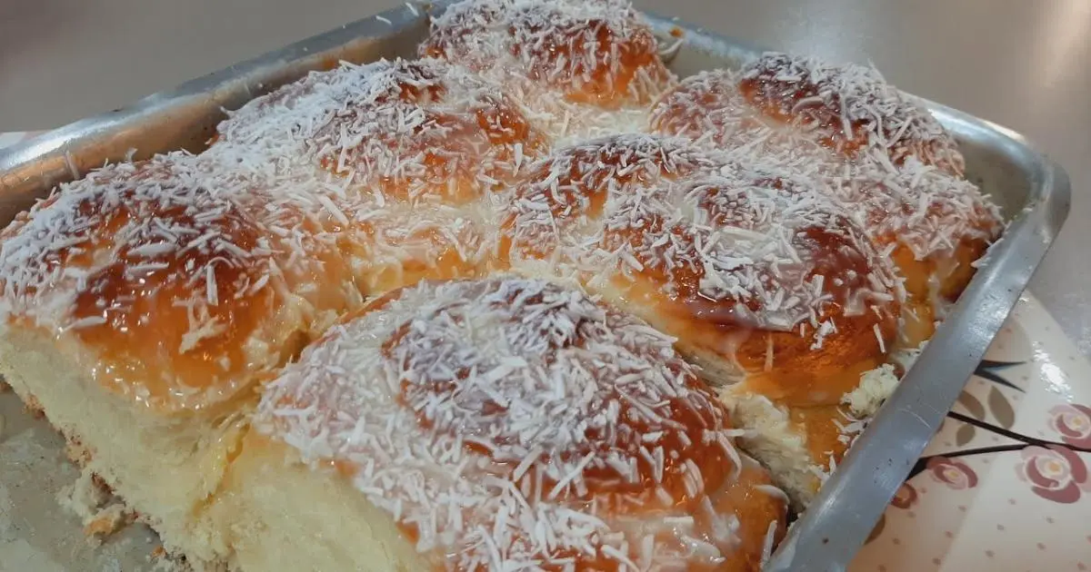 Pão doce fofinho e fácil com sabor de padaria!...