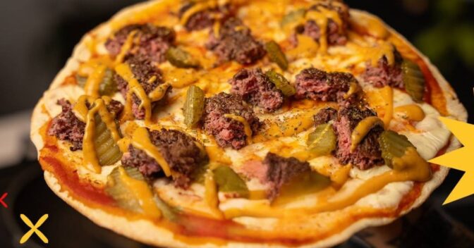 Especiais: Pizza de Hambúrguer na Frigideira