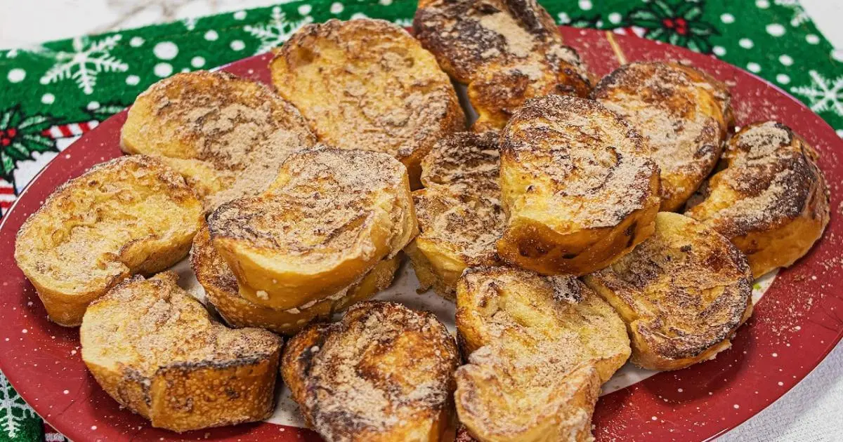 Rabanada crocante na Air Fryer: sem óleo, fácil, rápida e perfeita para o Natal!...