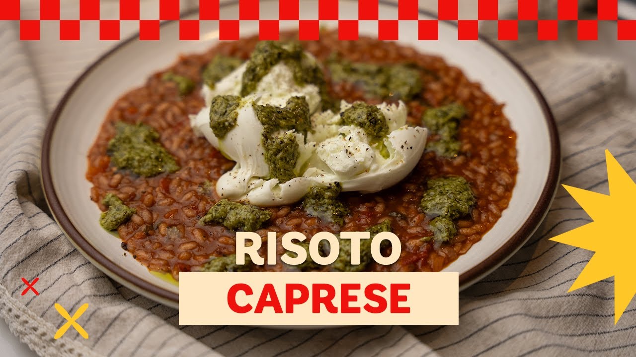 Aprenda a fazer um risoto brilhoso e cremoso com tomate tostado e pesto. Receita fácil,...